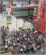 Scientists studying quarks