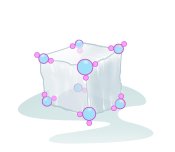 Solid (Ice) Solid matter example